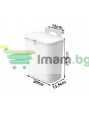 Кош за отпадъци с капак за врата на шкаф 9л